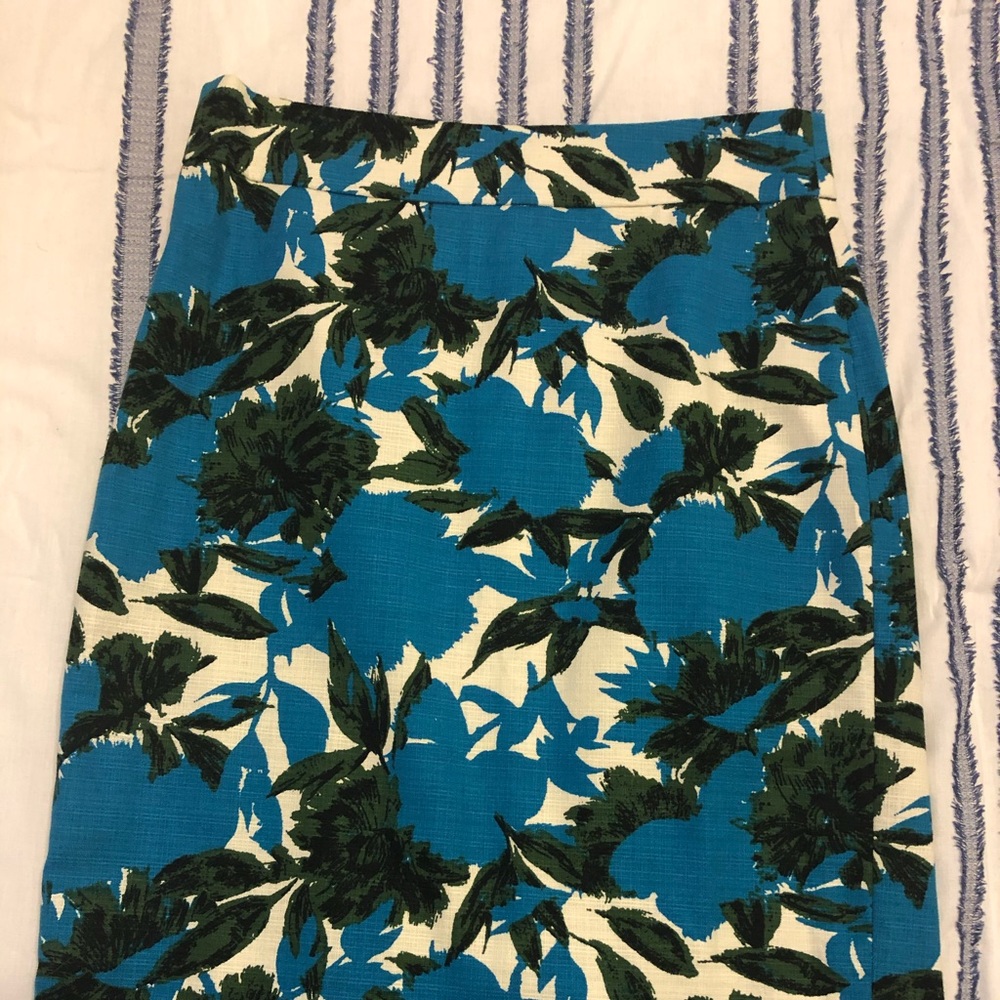 J.Crew No.2 Pencil Skirt - Tropical Floral Print